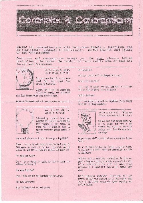 Contricks and Contraptions